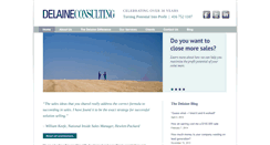 Desktop Screenshot of delaineconsulting.com